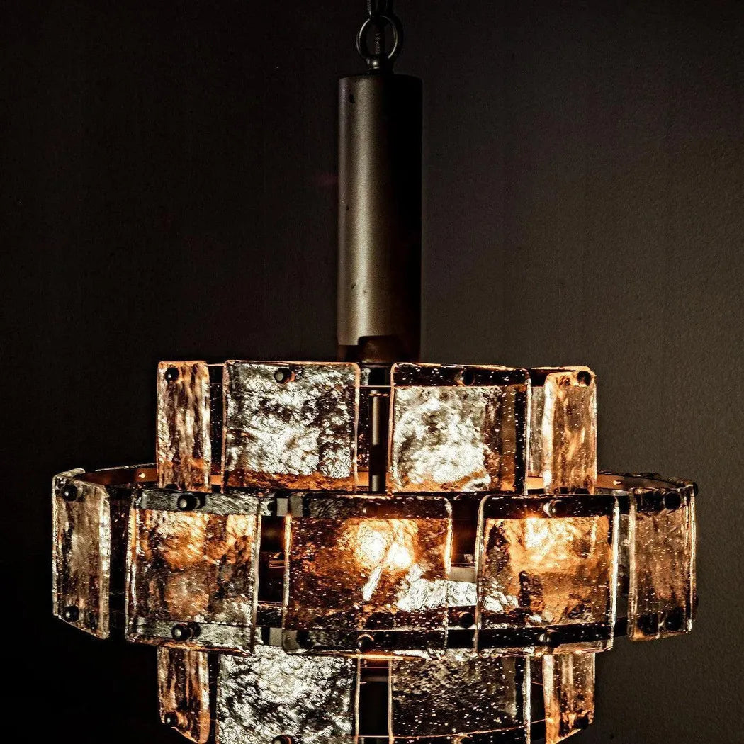 Bergdorf Pendant, Black Steel