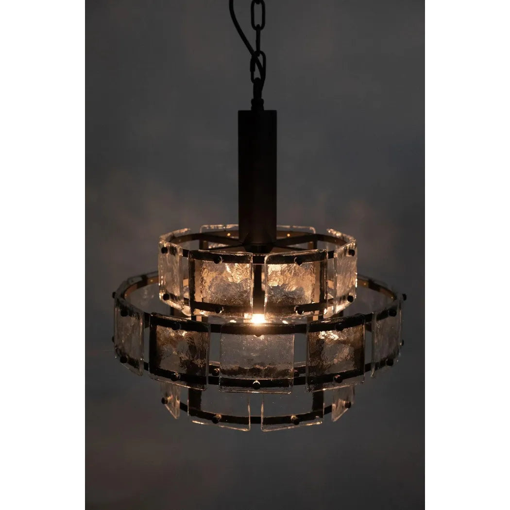 Bergdorf Pendant, Black Steel