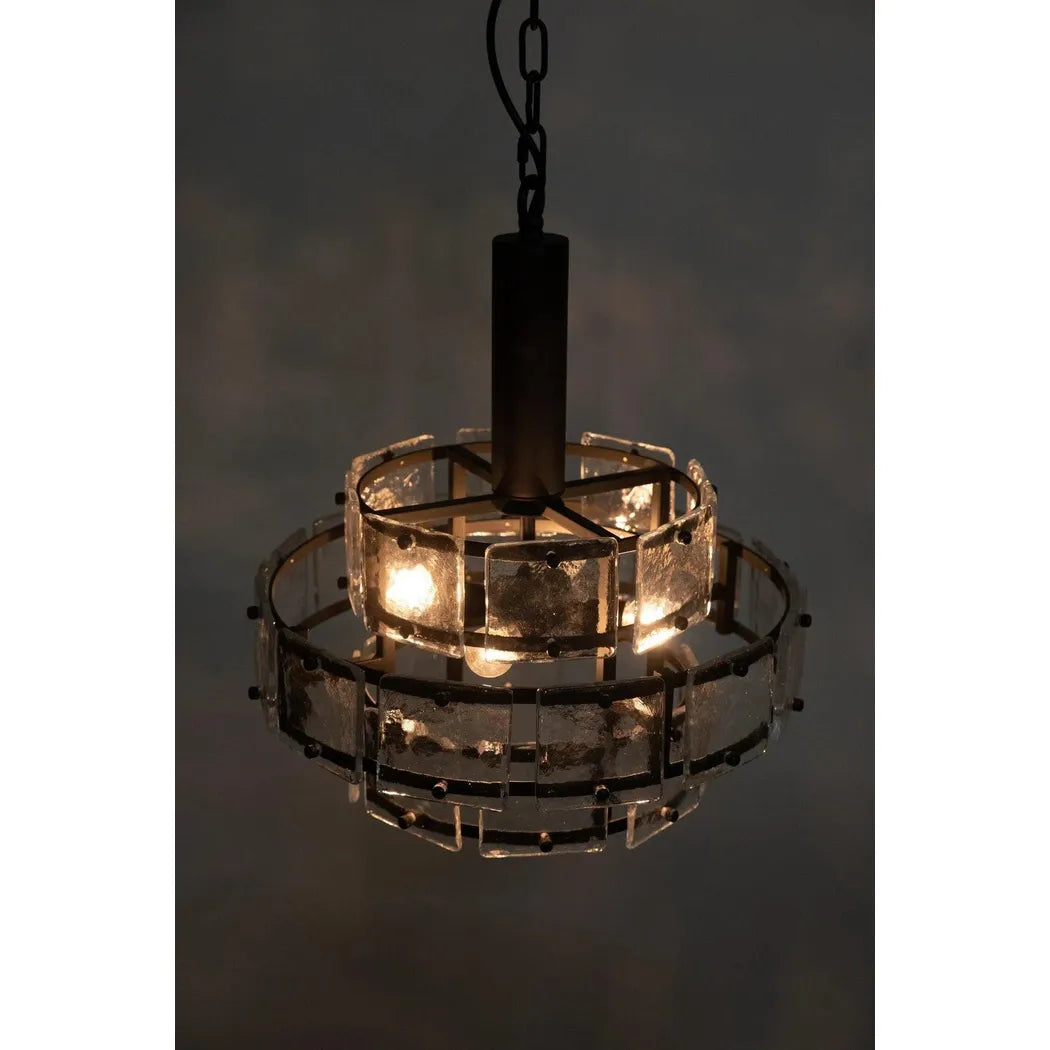 Bergdorf Pendant, Black Steel