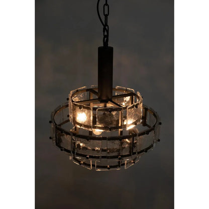 Bergdorf Pendant, Black Steel