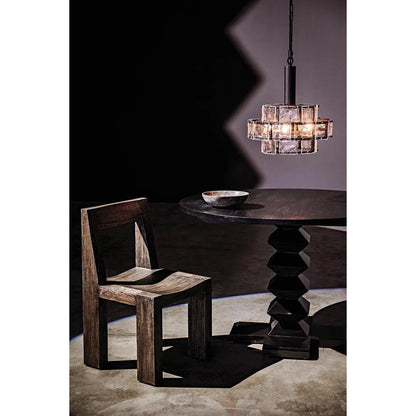 Bergdorf Pendant, Black Steel