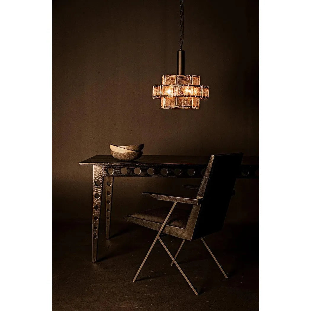 Bergdorf Pendant, Black Steel