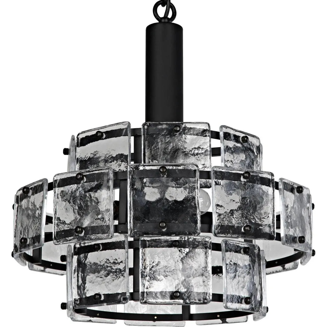 Bergdorf Pendant, Black Steel
