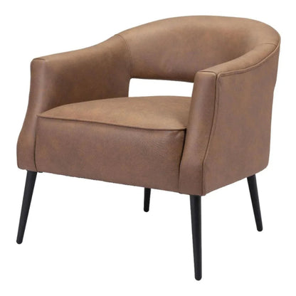 Berkeley Accent Chair Vintage Brown - LOOMLAN - Zuo Modern - Accent Chairs