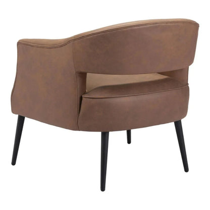 Berkeley Accent Chair Vintage Brown - LOOMLAN - Zuo Modern - Accent Chairs