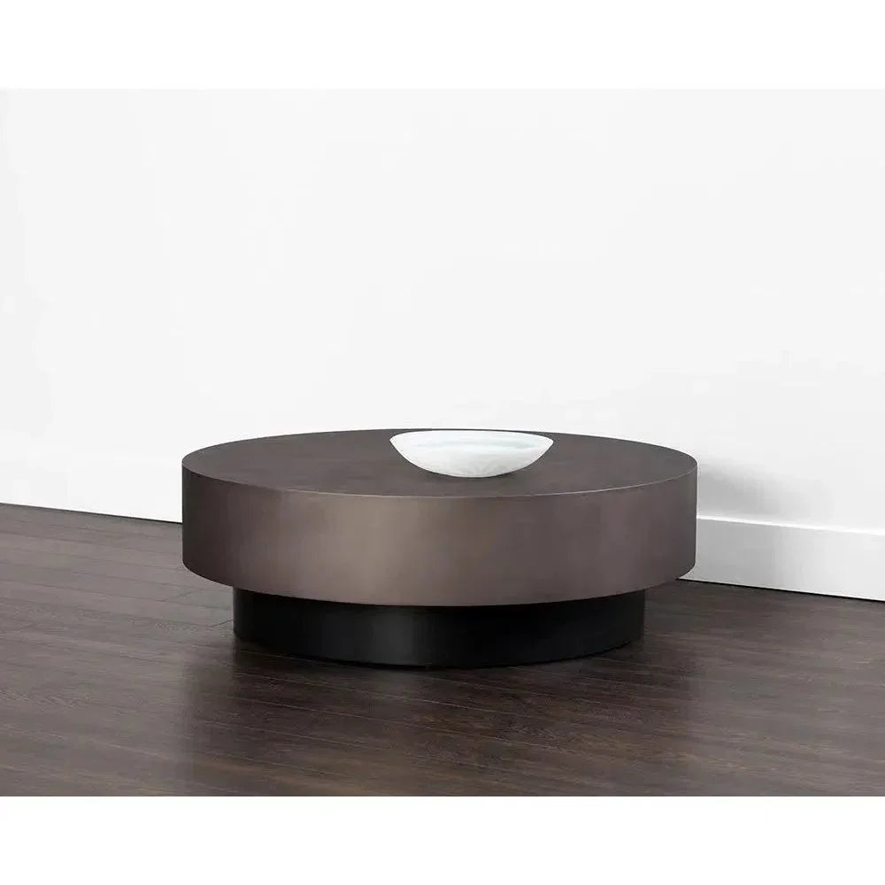 Bernaby Iron Round Coffee Table - LOOMLAN - SUNPAN - Coffee Tables