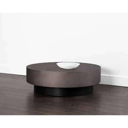 Bernaby Iron Round Coffee Table - LOOMLAN - SUNPAN - Coffee Tables