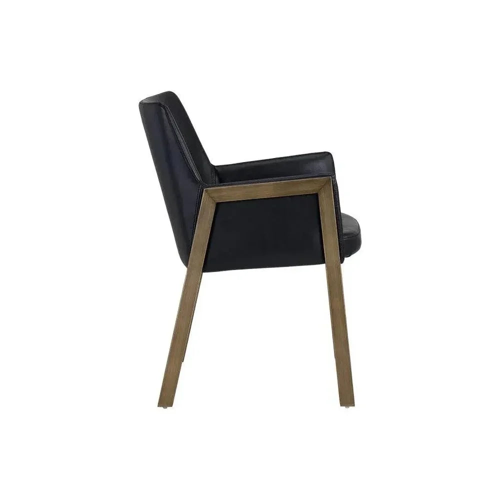 SUNPAN Bernadette Leather Dining Armchair
