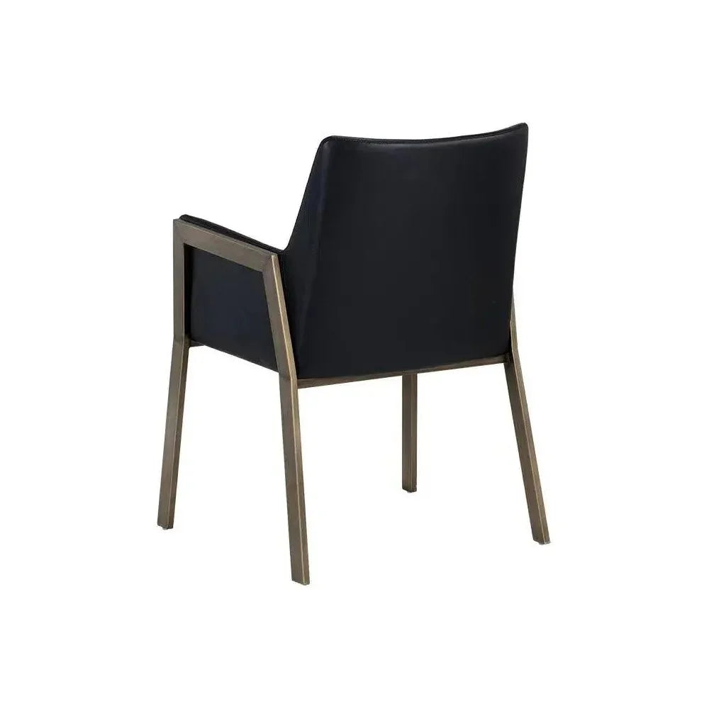 SUNPAN Bernadette Leather Dining Armchair