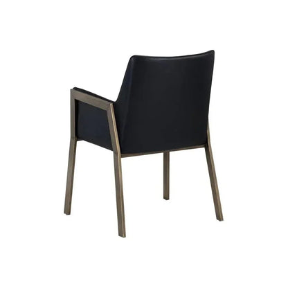 SUNPAN Bernadette Leather Dining Armchair