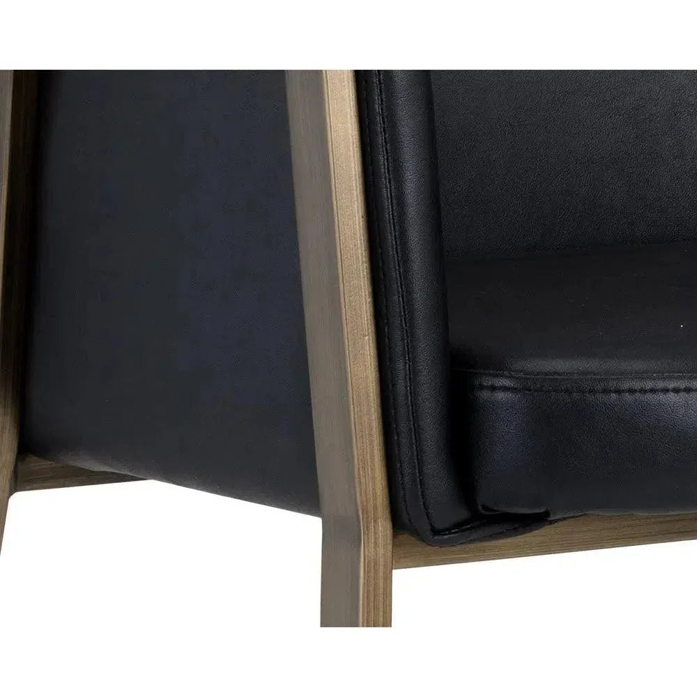 SUNPAN Bernadette Leather Dining Armchair