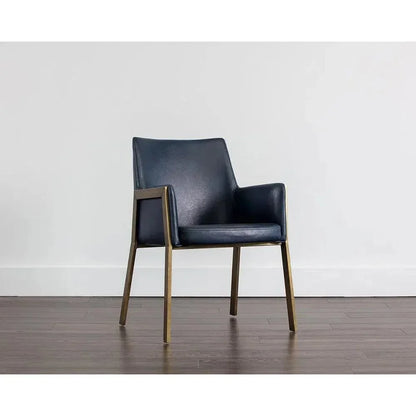 SUNPAN Bernadette Leather Dining Armchair