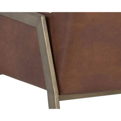 SUNPAN Bernadette Leather Dining Armchair