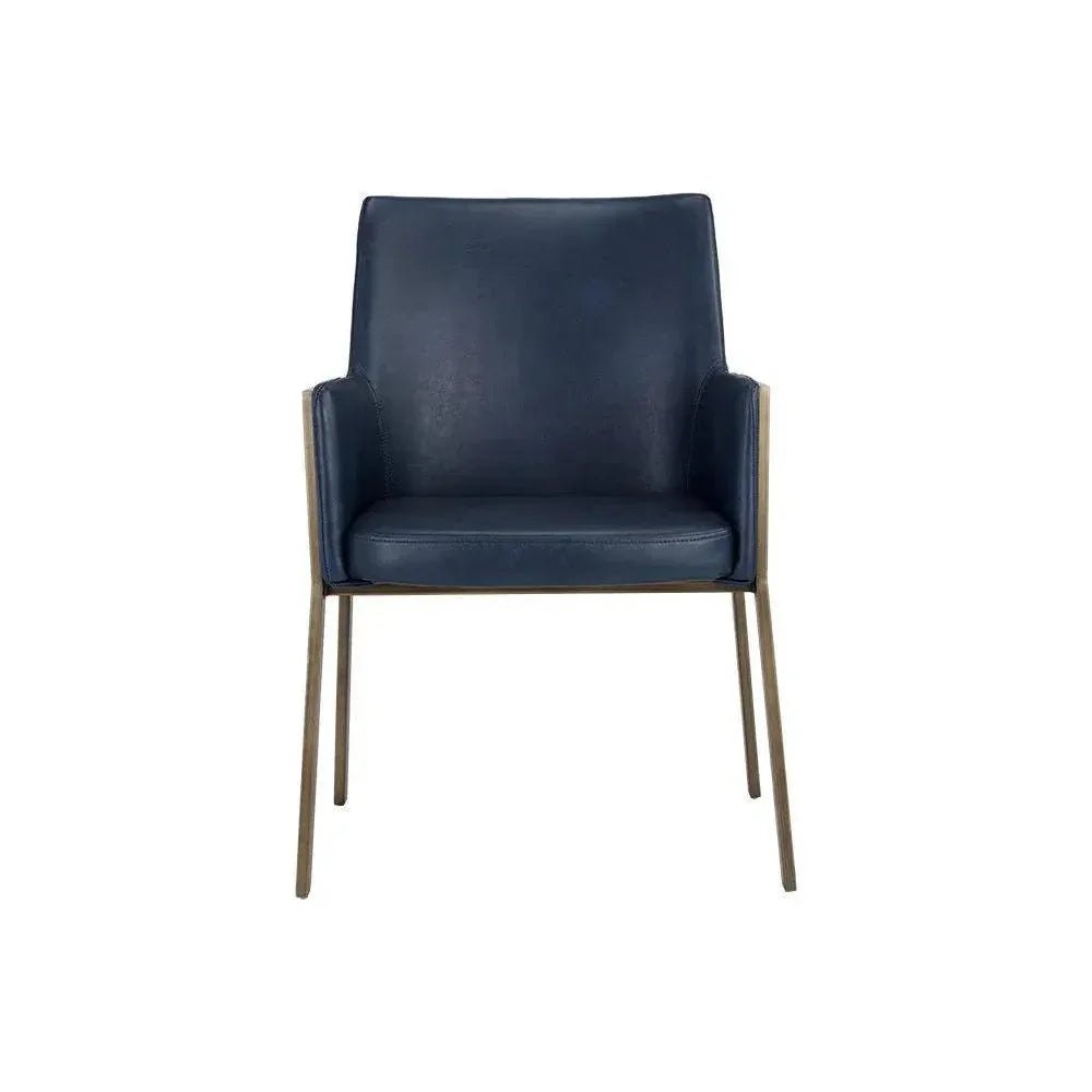 SUNPAN Bernadette Leather Dining Armchair
