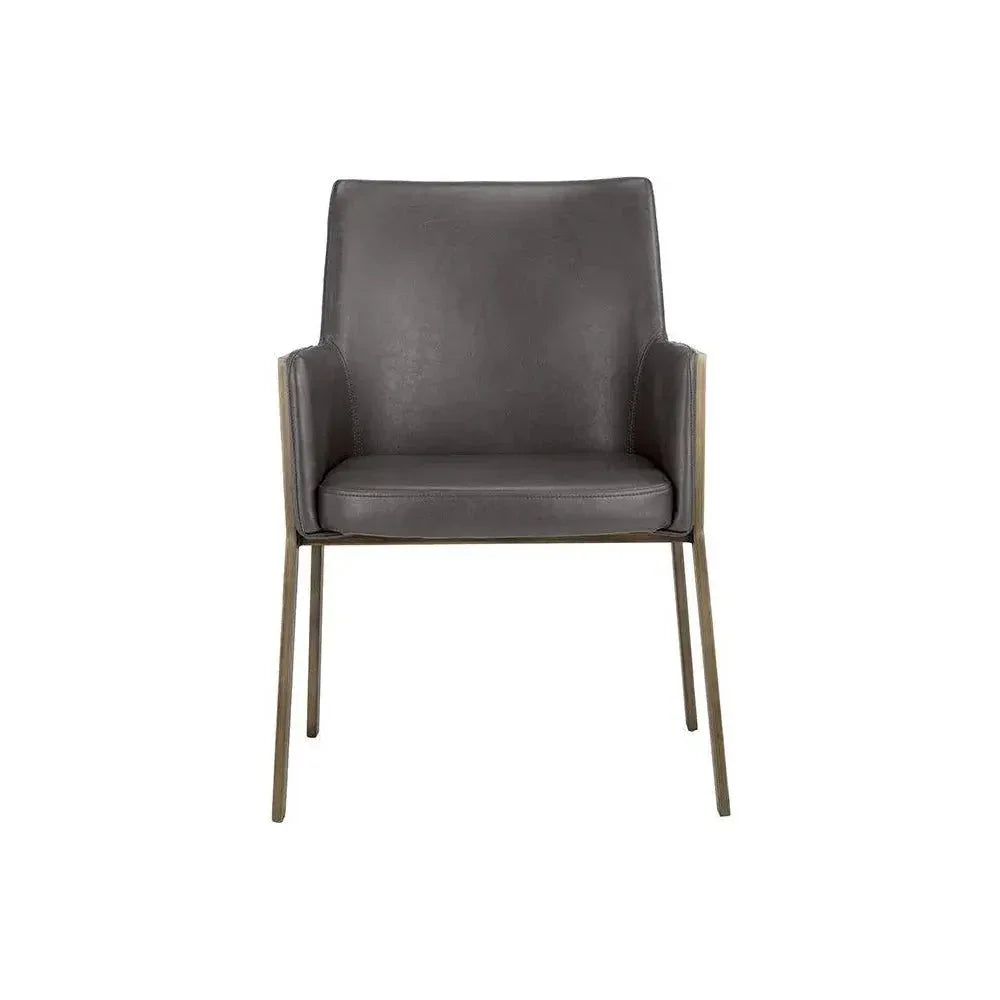 SUNPAN Bernadette Leather Dining Armchair