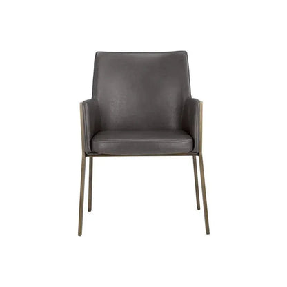 SUNPAN Bernadette Leather Dining Armchair