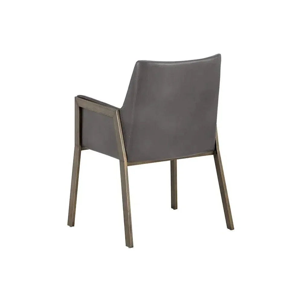 SUNPAN Bernadette Leather Dining Armchair