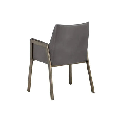 SUNPAN Bernadette Leather Dining Armchair