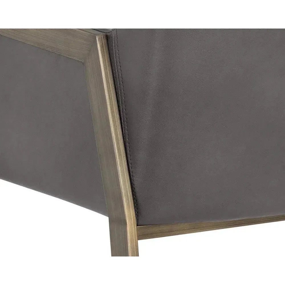 SUNPAN Bernadette Leather Dining Armchair