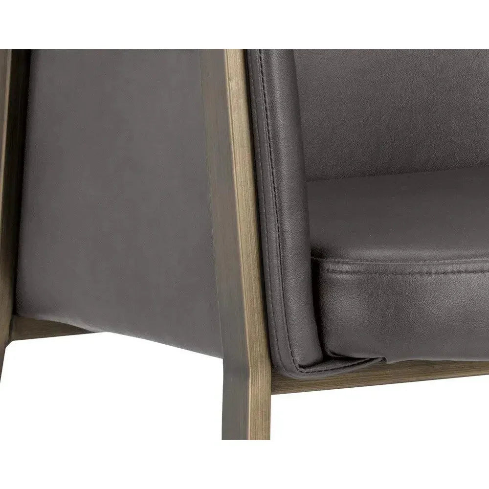 SUNPAN Bernadette Leather Dining Armchair