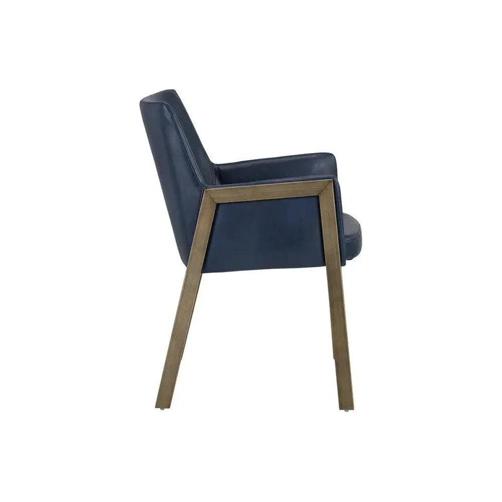 SUNPAN Bernadette Leather Dining Armchair