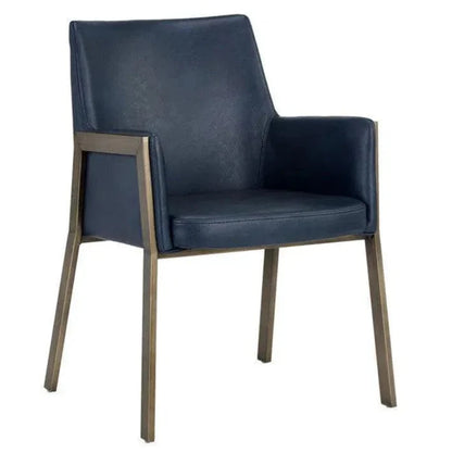 SUNPAN Bernadette Leather Dining Armchair