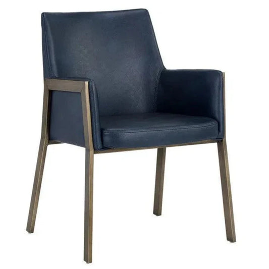 SUNPAN Bernadette Leather Dining Armchair