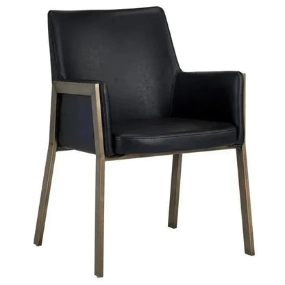 SUNPAN Bernadette Leather Dining Armchair