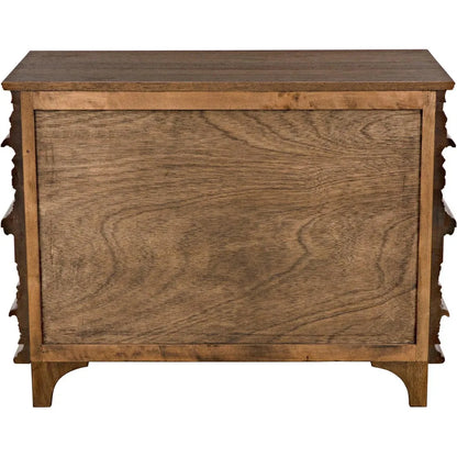 Noir Bernard Wood Brown Chest