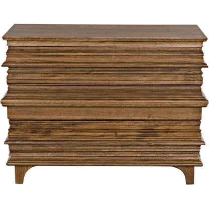 Noir Bernard Wood Brown Chest