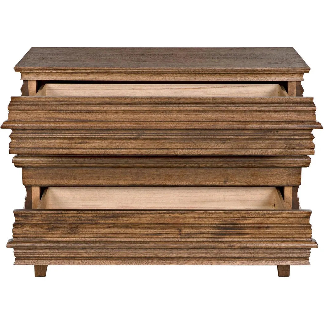 Noir Bernard Wood Brown Chest