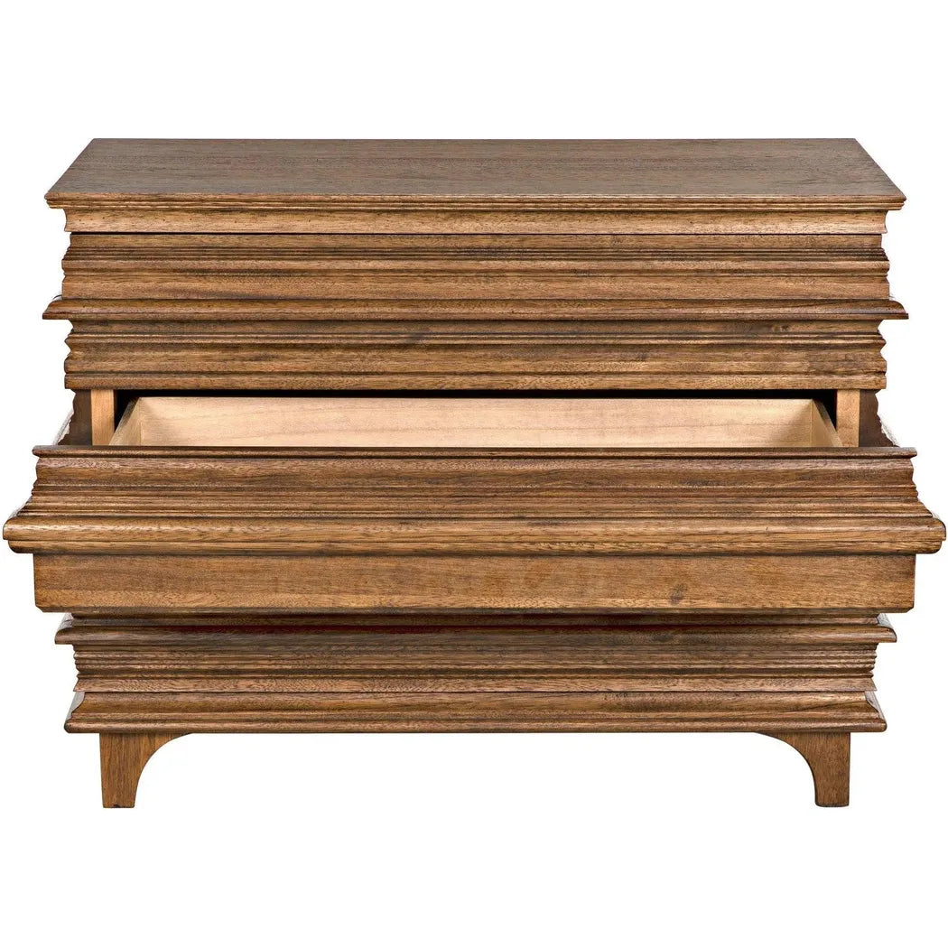 Noir Bernard Wood Brown Chest