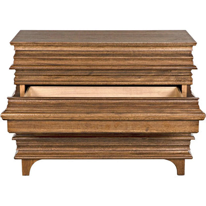 Noir Bernard Wood Brown Chest