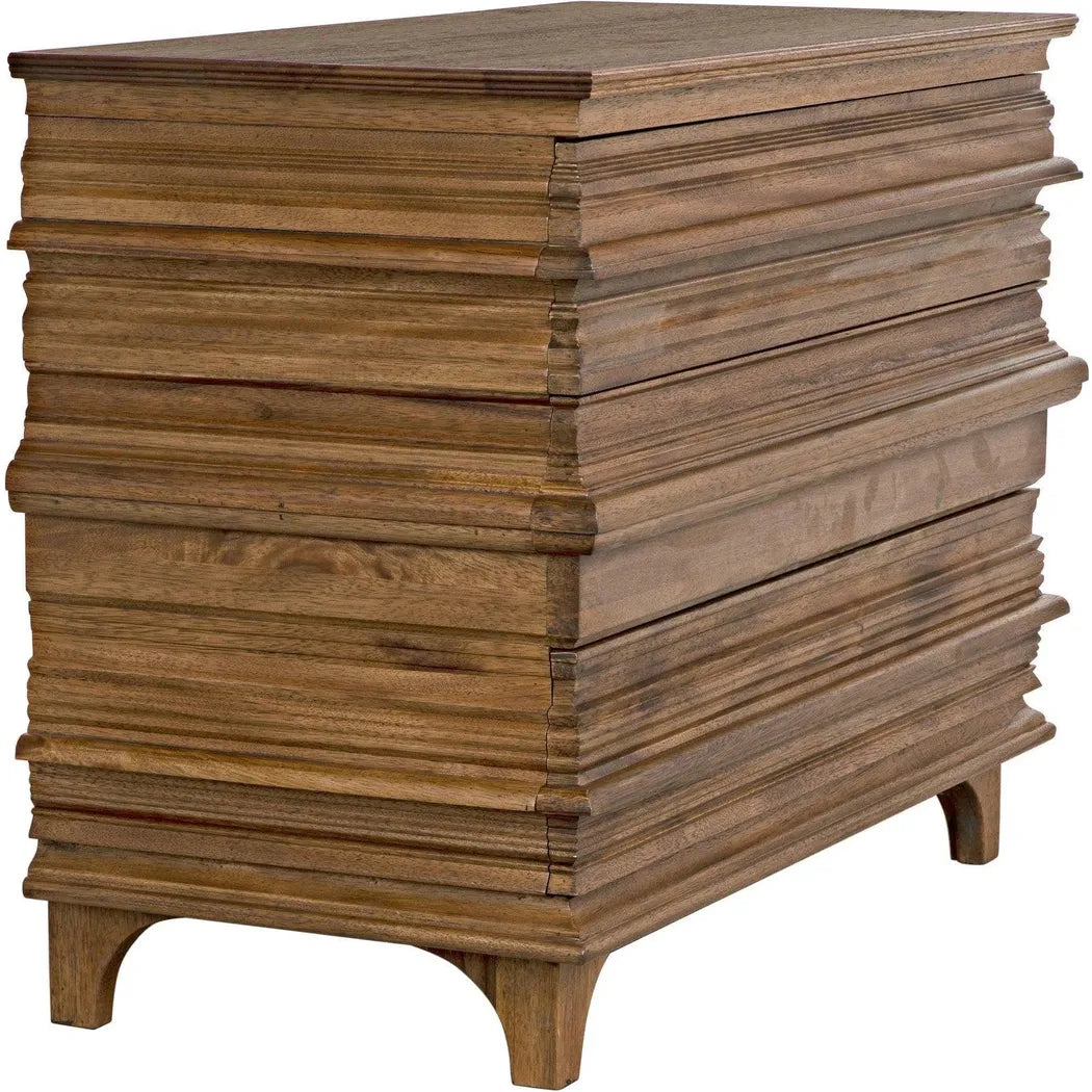 Noir Bernard Wood Brown Chest