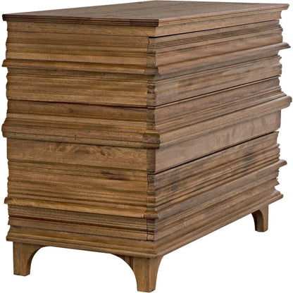 Noir Bernard Wood Brown Chest