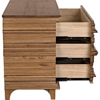 Noir Bernard Wood Brown Chest