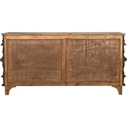 Noir Bernard Wood Dresser With 6 Drawers