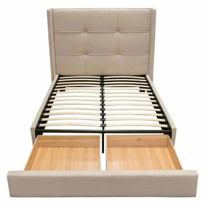Diamond Sofa Beverly Fabric Queen Bed With Storage