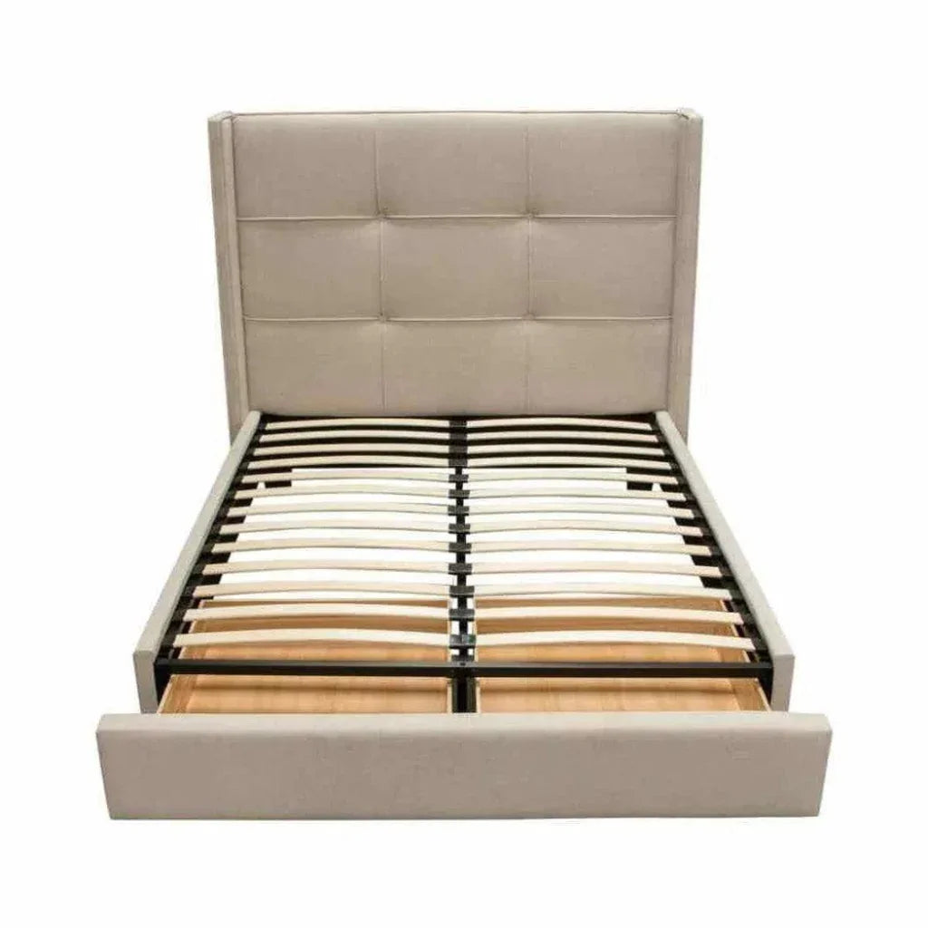 Diamond Sofa Beverly Fabric Queen Bed With Storage