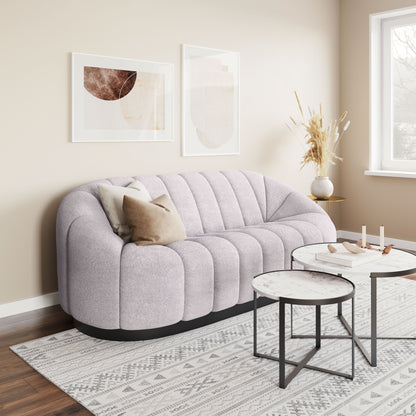 Bhutan Sofa Light Gray-Sofas & Loveseats-Zuo Modern-LOOMLAN