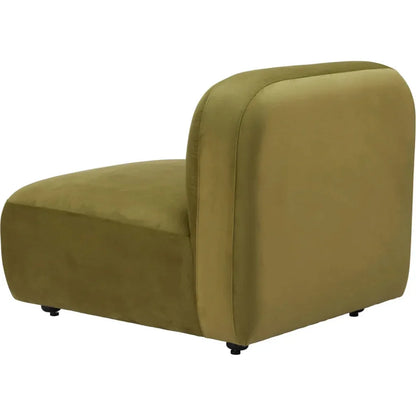 Biak Wood Green Middle Chair - LOOMLAN - Zuo Modern - Sofas & Loveseats