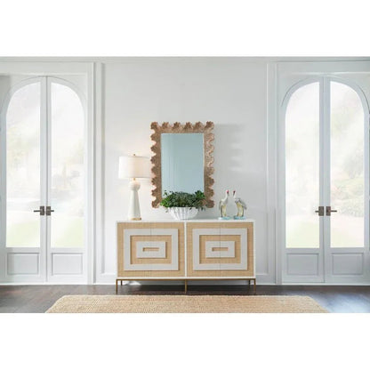 Chelsea House Bianco Italian-Made Ceramic Ball Body Table Lamp