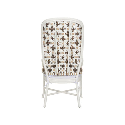 Wildwood Bianco White Rattan Frame Arm Chair
