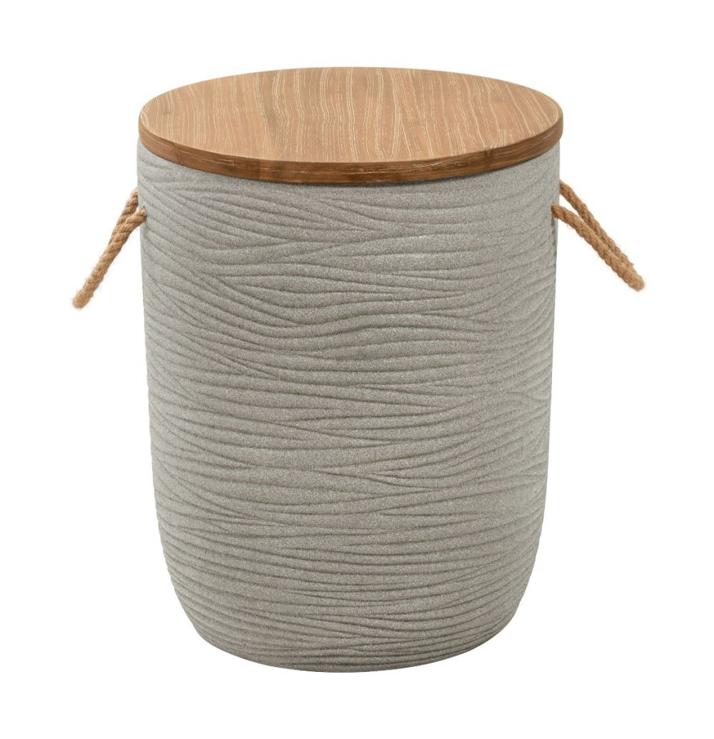 Zuo Modern Biban Natural Wood Top Side Table