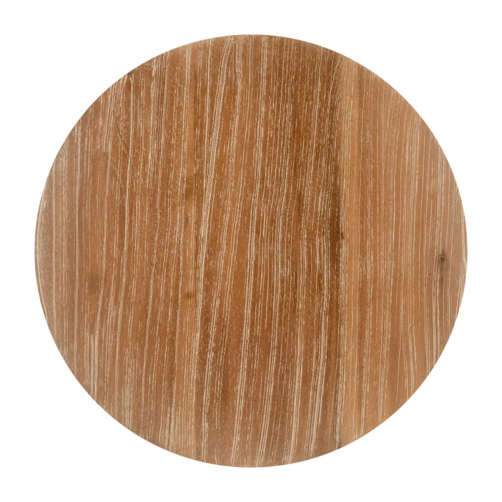 Zuo Modern Biban Natural Wood Top Side Table