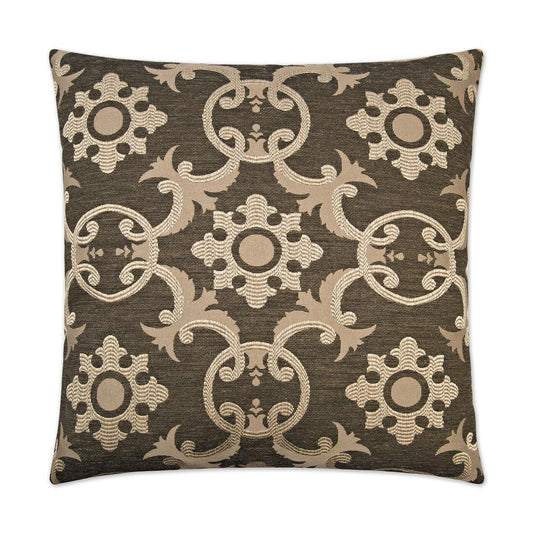D.V. Kap Biblos Black Throw Pillow With Insert