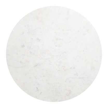 Zuo Modern Bild White Marble Top Round Coffee Table