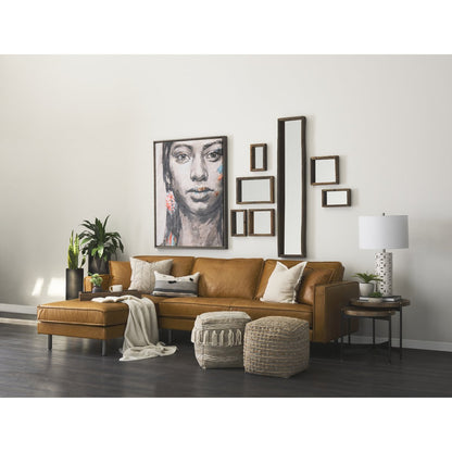 Mercana Binita Brown Cotton Pouf