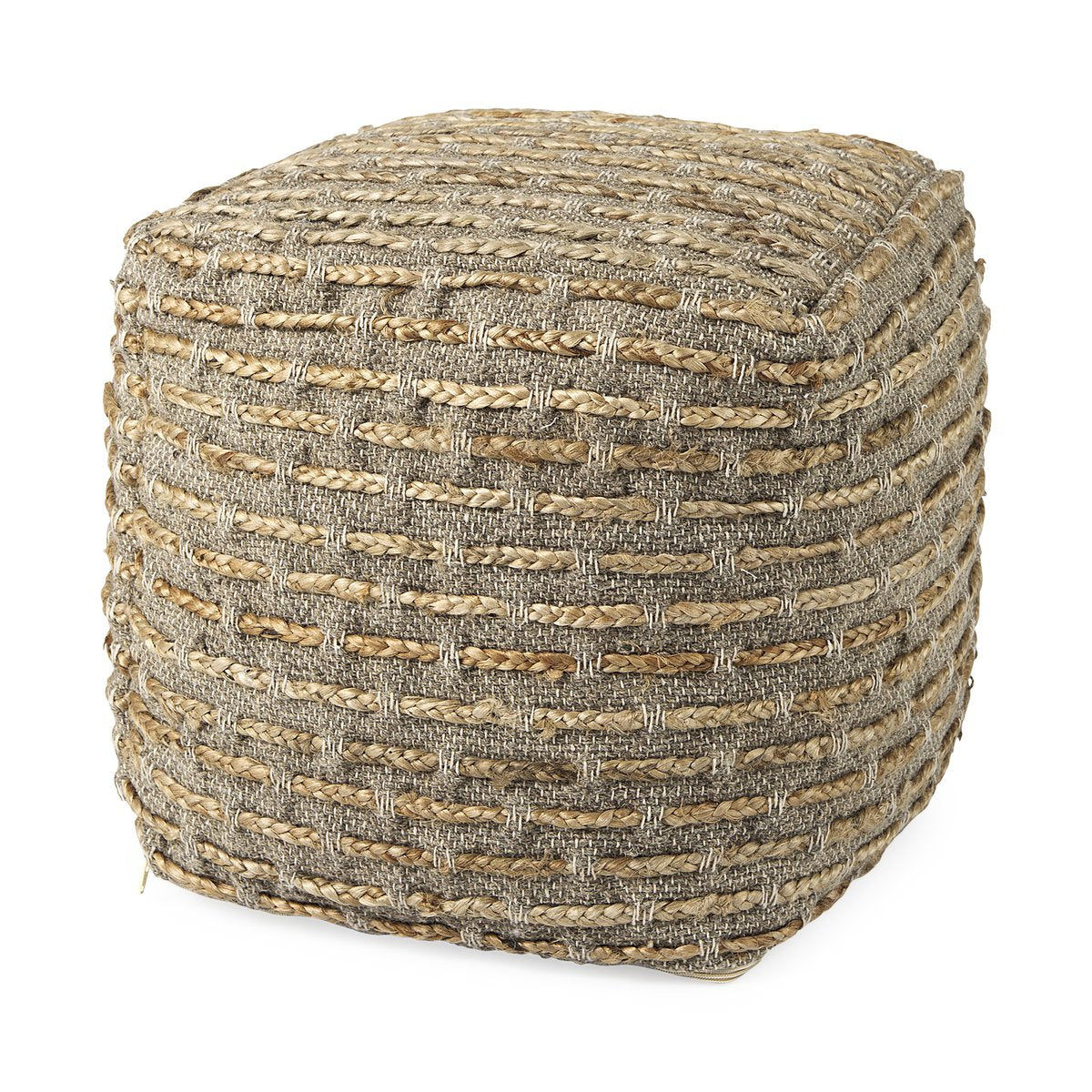 Mercana Binita Brown Cotton Pouf