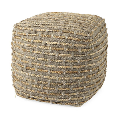 Mercana Binita Brown Cotton Pouf